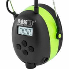 MSW Aktivne slušalke za odpravljanje šumov z radiem AUX MP3 Bluetooth - zelene