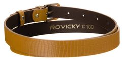 Rovicky Originalen ženski usnjen pas, vzorec kačje kože