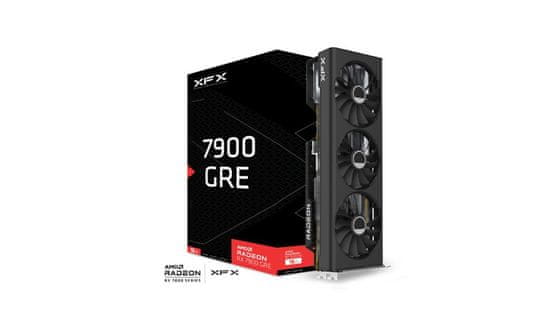 XFX AMD Radeon RX-7900GRE Gaming grafična kartica, 16GB GDDR6 (RX-79GMERCB9)