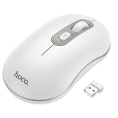 Hoco Brezžična miška HOCO business 2.4 gHz 1200 DPI USB bela