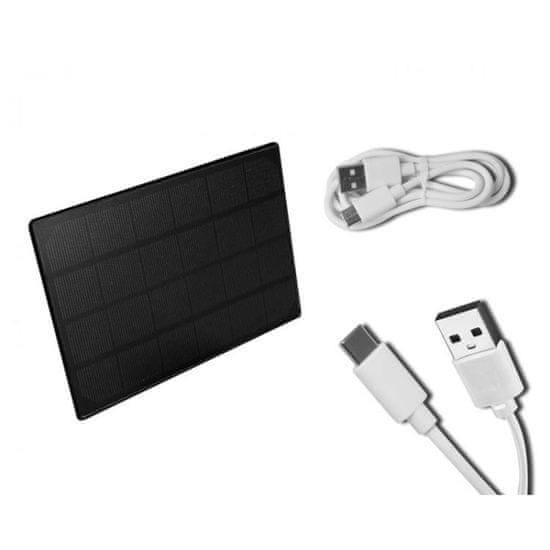 TIMMLUX Solarni polnilec za mobilne naprave 3W USB-C
