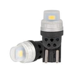 AMIO Avto LED sijalka T10 W5W 360 Pure Light 2x3020 SMD 12/24V 2 kosa