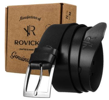 Rovicky Širok moški hlačni pas s kovinsko zaponko