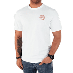 Dstreet Moška majica s potiskom bela rx5415 M