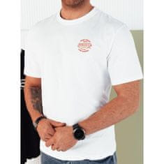 Dstreet Moška majica s potiskom bela rx5415 M