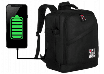 Peterson Potovalni, nepremočljiv nahrbtnik iz poliestra s prostorom za prenosni računalnik