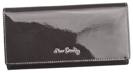 Pierre Cardin Lakirana ležeča ženska denarnica iz naravnega usnja