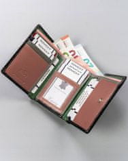 4U Cavaldi Majhna ležeča ženska denarnica iz naravnega usnja z RFID zaščito