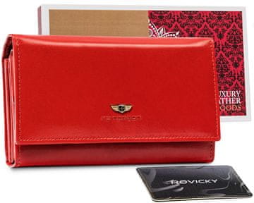 Peterson Ženska usnjena denarnica z zunanjim žepom