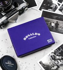 RONALDO Mala usnjena moška denarnica brez zaponke