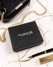 4U Cavaldi Klasična ženska usnjena denarnica na zaponko