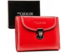 4U Cavaldi Srednja ženska usnjena denarnica na zaponko