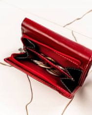 4U Cavaldi Majhna, usnjena ženska denarnica na zaponko