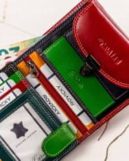 4U Cavaldi Srednja ženska usnjena denarnica na zaponko