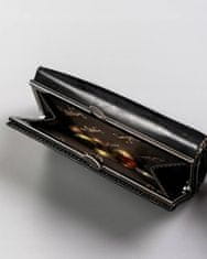 Pierre Cardin Klasična ženska denarnica iz naravnega usnja s kljukico in zaponko