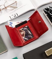 Peterson Majhna usnjena ženska denarnica na zaponko
