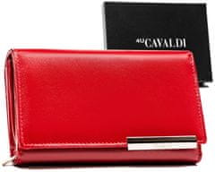 4U Cavaldi Ženska usnjena denarnica na zaponko
