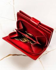 4U Cavaldi Prostorna, usnjena ženska denarnica na zaponko