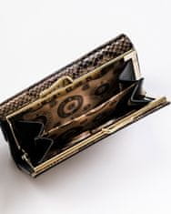 Peterson Ženska usnjena denarnica s kačjim vzorcem