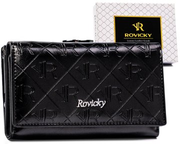 Rovicky Ženska denarnica iz naravnega in ekološkega usnja