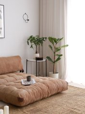 Atelier Del Sofa Raztegljiv kavč z dvema sedežema - kamelja barva
