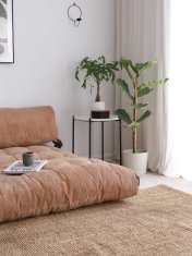 Atelier Del Sofa Raztegljiv kavč z dvema sedežema - kamelja barva