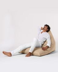 Atelier Del Sofa Vrtna vreča Bean Bag, piramida Big Bed Pouf - Mink