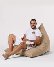 Atelier Del Sofa Vrtna vreča Bean Bag, piramida Big Bed Pouf - Mink