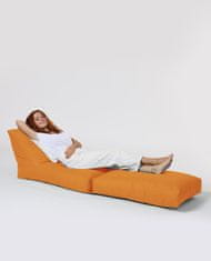 Atelier Del Sofa Garden Bean Bag, Siesta Sofa Bed Pouf - oranžna
