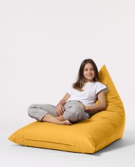 Atelier Del Sofa Vrtna vreča Bean Bag, piramida Big Bed Pouf - rumena