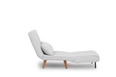 Atelier Del Sofa 1-sedežna raztegljiva sedežna garnitura, Folde Single - Teddy Fabric - Cream