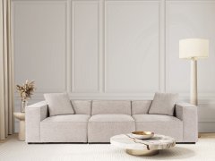 Atelier Del Sofa 3-sedežna zofa, Lora, 3 sedeži - Mocha