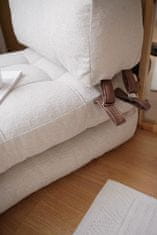 Atelier Del Sofa 1-sedežna raztegljiva kavč postelja, zložljiva Teddy - kremasta