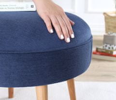 Atelier Del Sofa Puf, Romley - Temno modra