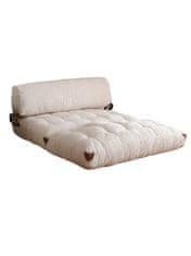 Atelier Del Sofa Raztegljiv kavč z dvema sedežema - bela