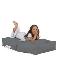 Atelier Del Sofa Vrtna vreča Bean Bag, otroški enojni sedež Pouffe - Fume