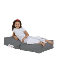Atelier Del Sofa Vrtna vreča Bean Bag, otroški enojni sedež Pouffe - Fume