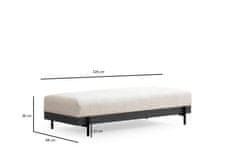 Atelier Del Sofa Počivalnik, Eti Black Počivalnik - Bela