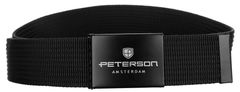 Peterson Moški črn pas s trakom