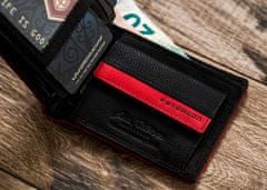 Peterson Moška usnjena športna denarnica z zaščito RFID kartice