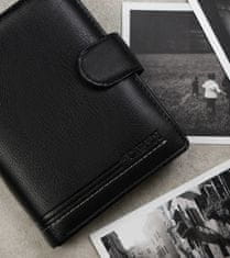 4U Cavaldi Klasična moška denarnica z elegantnimi šivi