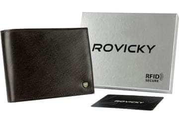 Rovicky Klasična usnjena moška denarnica
