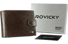 Rovicky Elegantna moška denarnica z membrano proti snemanju