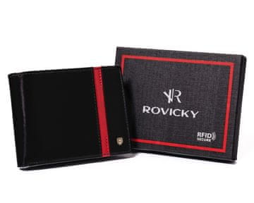 Rovicky Moška usnjena denarnica z RFID zaščito