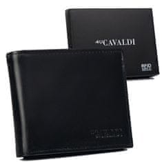 4U Cavaldi Moška usnjena denarnica z žepom za prometno dovoljenje