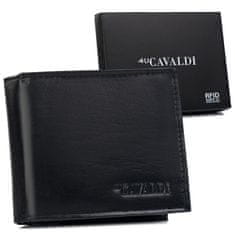 4U Cavaldi Moška usnjena denarnica z žepom na zadnji strani