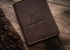 Always Wild Velika, pokončna moška denarnica iz naravnega usnja