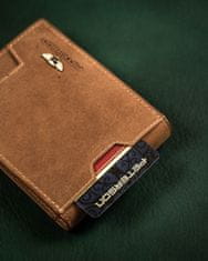 Peterson Moška usnjena denarnica s sponko za denar
