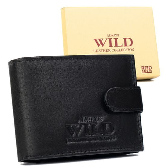 Always Wild Lična, klasična moška denarnica iz naravnega usnja