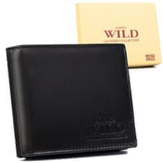Always Wild Prostorna, usnjena moška denarnica z žepom za prometno dovoljenje